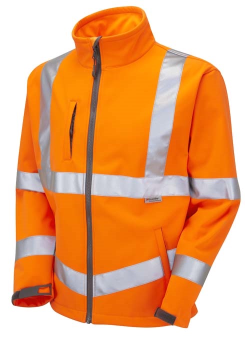 LEO WORKWEAR BUCKLAND ISO 20471 Cl 3 Softshell Jacket